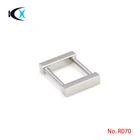 Factory Whole Sale Handbag Hardware Gold Metal Square Ring For Bags