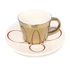 tasting porcelain drinking water cheap gift mug ceramic tea sets coffee cup set