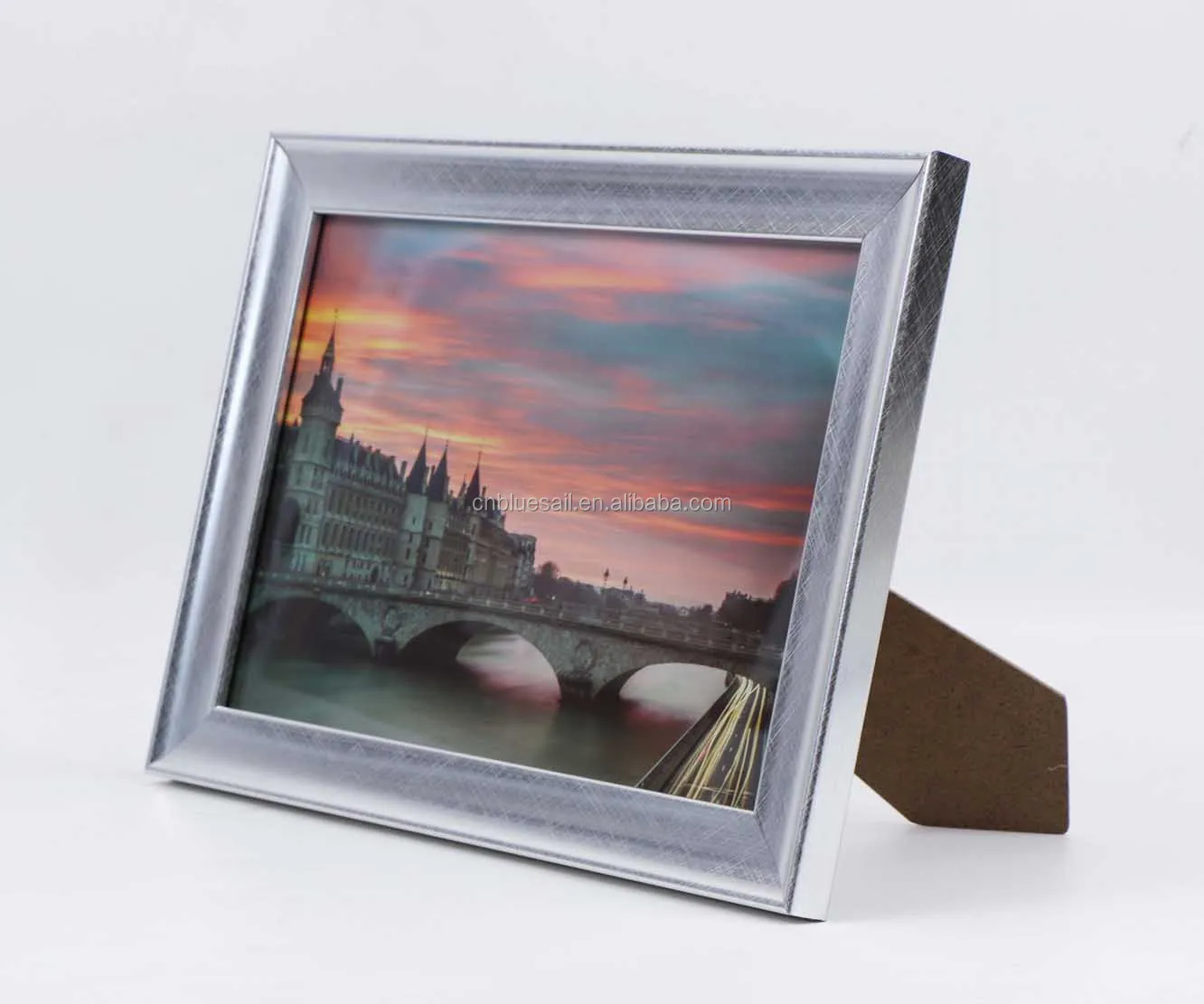 silver picture frame, ps expanded photo frame, 3.1x1.8cm profile