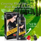 anti-hair los mild natural black hair color shampoo wholesale hair dye coloring shampoo