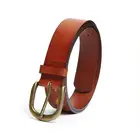 Alfa Promotional Unisex Genuine Leather Ladies Men Embroidered Moroccan Gold Belt
