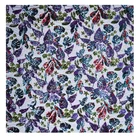 3D Sequin Multicolor leaves Mesh Purple Dress French Lace Fabric Embroidery