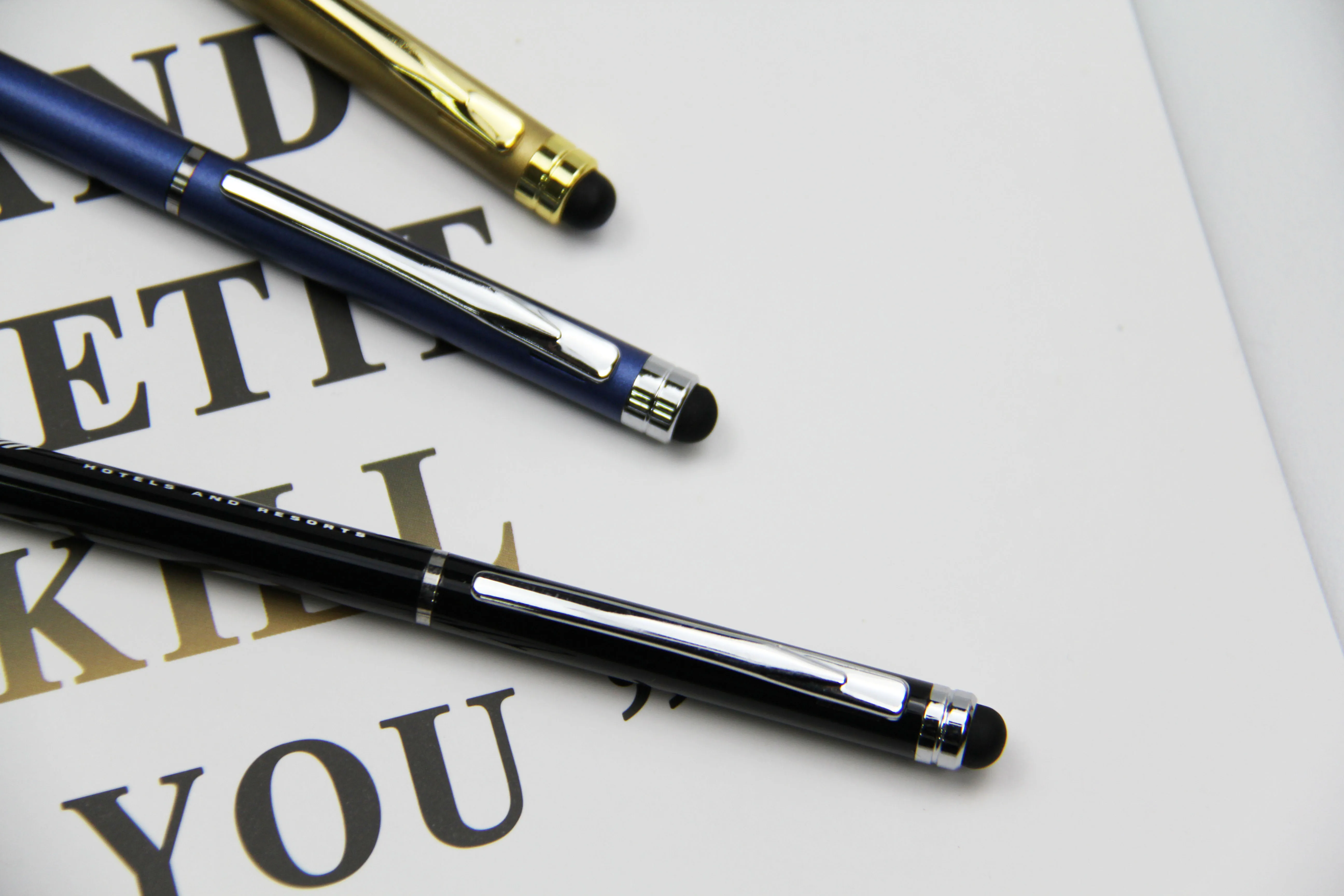 advertising promotional metal stylus touch screen ballpoint pen