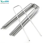 Garden Nail Nails U Shape Wire Garden Grass Lawn Turf Nail Soaker Hoses Nails