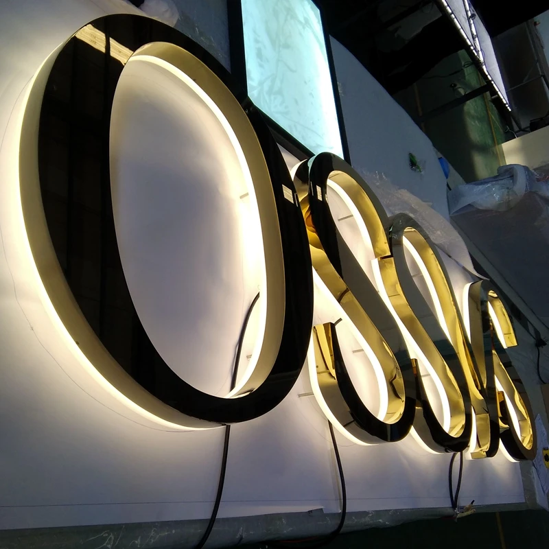 Cosun Sign D Backlit Acrylic Metal Light Up Led Channel Alphabet