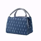 Korean Style Hot Sales Bento Bag Twill Printed Cooler Bag Printed Wine Drinks Insulated Portable Cooler Bag