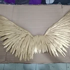 Wings Party Costume Gold Angel Feather Wings