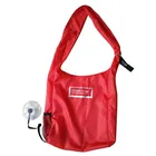 Lightweight Space-saving Portable Tote Pouch Clips Reusable Eco Shopper Shopping Shoulder Bag