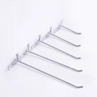 Metal Coats Best Sale Supermarket Metal Chrome Display Slatwall Board Coats Hooks For Shop WH-17.039