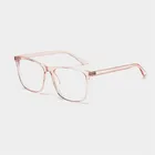 Retro vintage TR90 frame square blue light blocking glasses