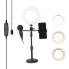 Good quality tiktok live makeup video photographic 6 inch ring led selfie fill light