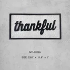 Metal Wall Decoration Plaque Wall-mounted Simple Style Letter Wall