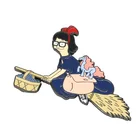 custom wholesale cartoon girl miko shape metal pins enamel lapel pin