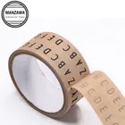 Eco Friendly Custom Logo Printed Self Adhesive Kraft Paper Tape Packing Tape