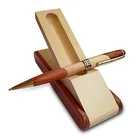 China Factory Promotional Ballpen Nice Quality Customized Wooden Ballpoint Pen Set