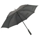 windproof rubber coated straight handle printing auto open umbrella