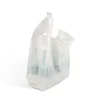 custom logo compostable biodegradable t shirt 100% plant based shopping bags