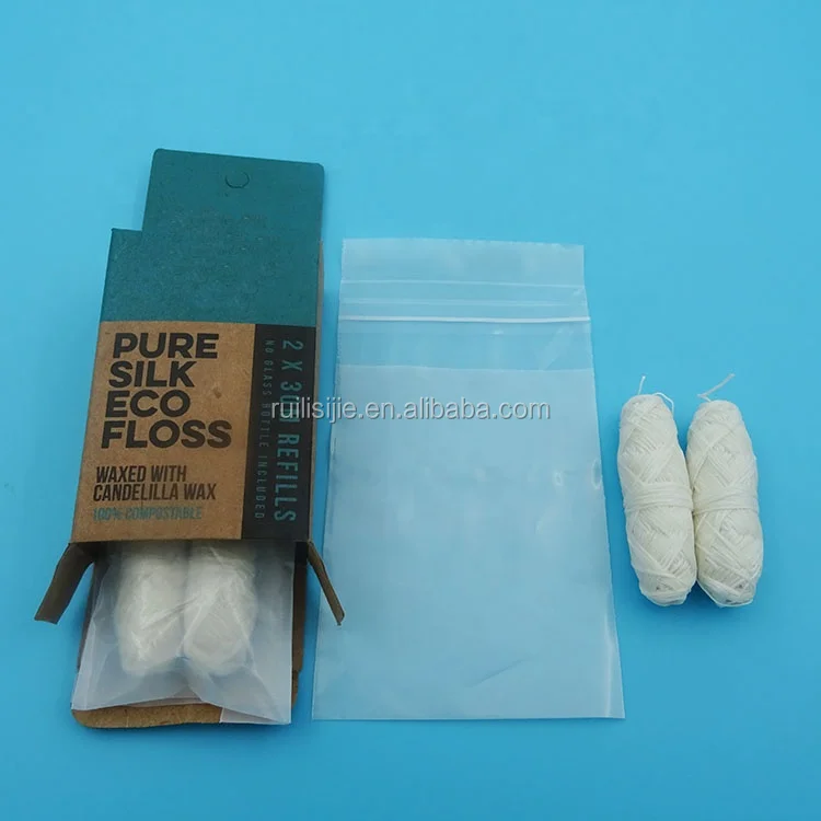 best selling mulberry silk dental floss refill