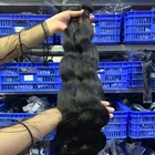 卸売 40 インチの remy 生インドの髪織りグレード 9A バージンブラジルベンダーキューティクル同盟バンドルヘアエクステ