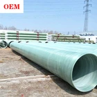 Factory direct wholesale custom frp pultrusion products/ fiberglass square pipe grp frp pipe frp pipes