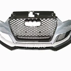 front body kits front bumper front grille fog lamp cover for Audi A3 RS3 2013-2015