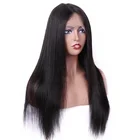 2019 RLN New Fashion Brazilian real 100% human remy/virgin hair swiss lace front Straight Wigs