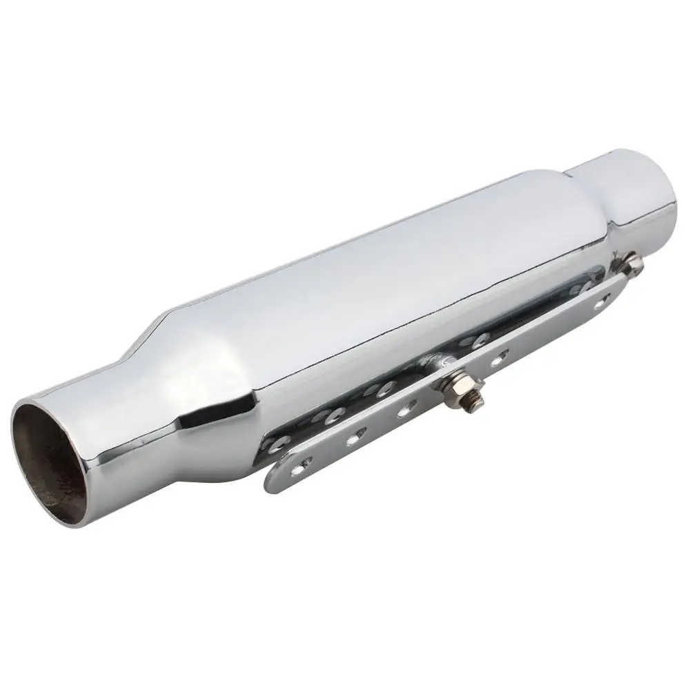 35-43 mm Chrome Black Universal Motorcycle Exhaust Muffler Pipe Fit For Harley Chopper