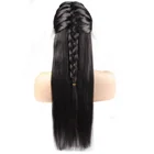 Pre plucked hairline silky straight virgin remy cuticle aligned human hair wigs