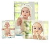 baby photos bonded to diamond polished acrylic block perfect on desk and table