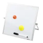 Small Dry Erase White board Desktop Portable mini WhiteBoard Easel 360 Degree Reversible For Office