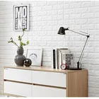 3d brick sticker wallpaper decorative foam panel pe wall cover