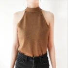 Womens Vest Fashion Popular Summer Sleeveless Sexy Comfortable Womens Knitted Vest