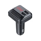 Car Bluetooth 2019 LUTU New Car Charger Dual Usb Bluetooth Fm Transmitter Car Mp3 Player With Bluetooth