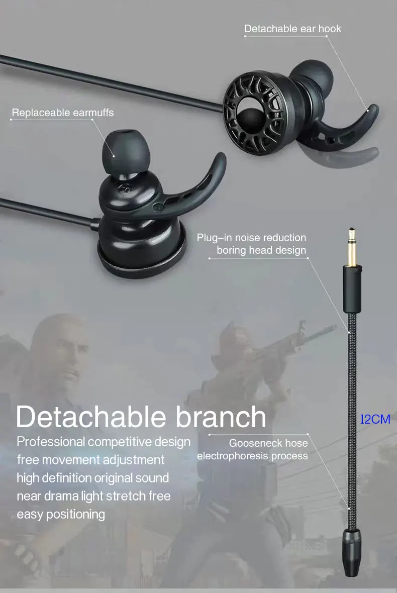 Golden Sky Mic 3.5Mm Jack Earpod Hand Free Earbuds For Iphone Earphone For Apple Headset Earpiece Wired And Wireless Earphone - ANKUX.COM