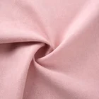 2019 hot selling natural pink soft waterproof polyester suede fabric