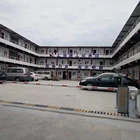 House School 20ft Flat Pack Container House For School Restaurant Low Cost Long Shell Life