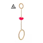 New kiss ring cigarette holder fashion personality cigarette holder ring men and women thick and thin pipe smoking ring