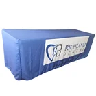 Custom Logo Polyester Table Cloth Table For Trade Show Exhibition