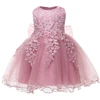 Mudkingdom Lace Dress Pink Flower Beautiful Fancy Comfortable Easter Dresses For Girls