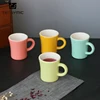 Tensymic colourful small two tone tea cup ceramic coffee cup