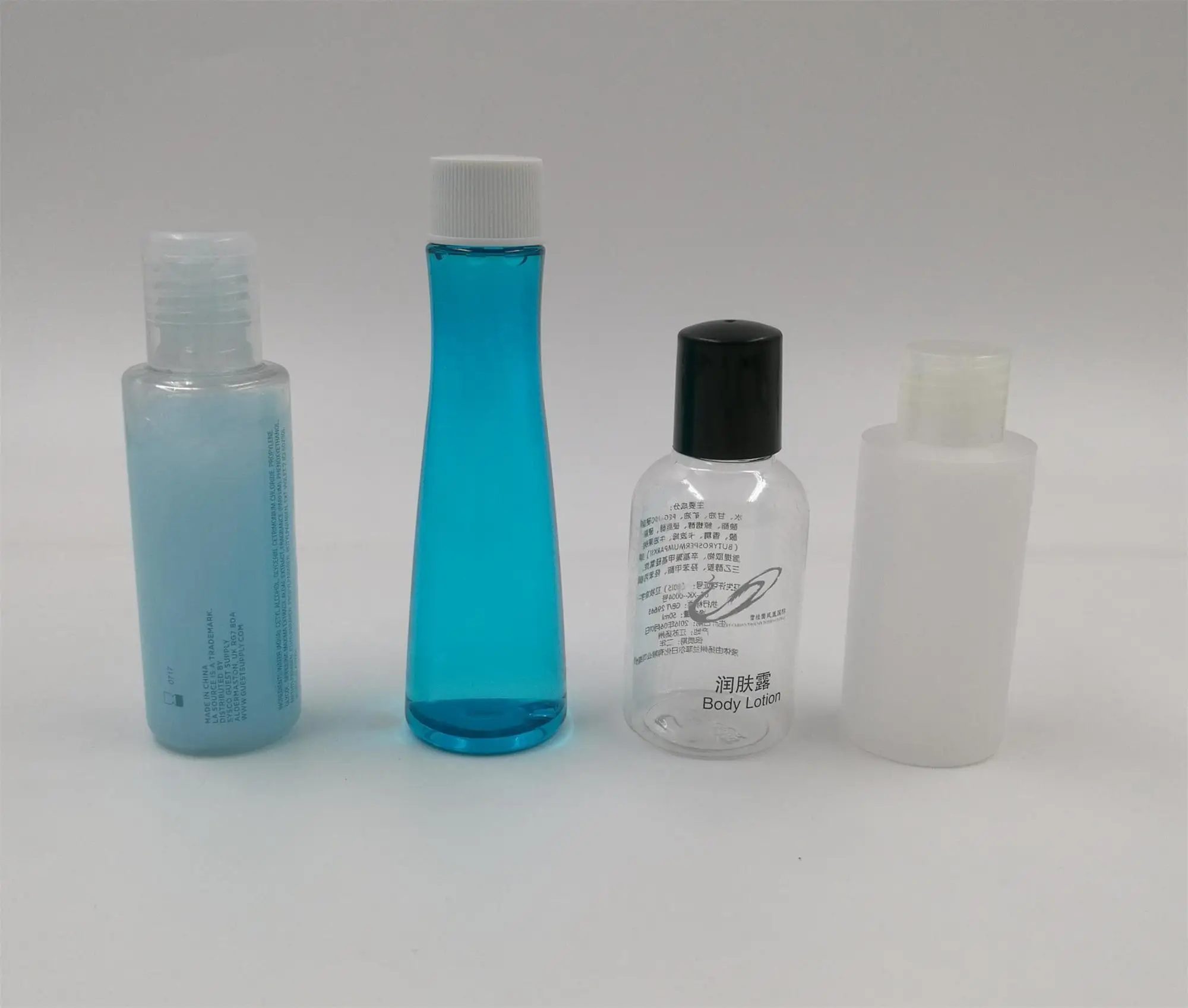 瓶装塑料 50毫升用于酒店洗发水和沐浴露