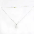 Fashion simple and delicate petite design white pearl ladies jewelry necklace