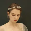Fashion Jewelry bride's handmade flowers are decorated with a white bridal gown headwear