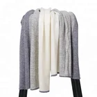 2019 new design China factory wholesale pashmina gray color scarf shawls