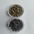 5030mmHigh quality hot sale professional salon silicone hair extension micro ring