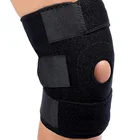 Adjustable Sports knee joint Protection Open Patella Compression Knee Support Neoprene Knee Brace With Silicone Ring