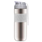 Portable French press stainless steel double wall thermos coffee mug