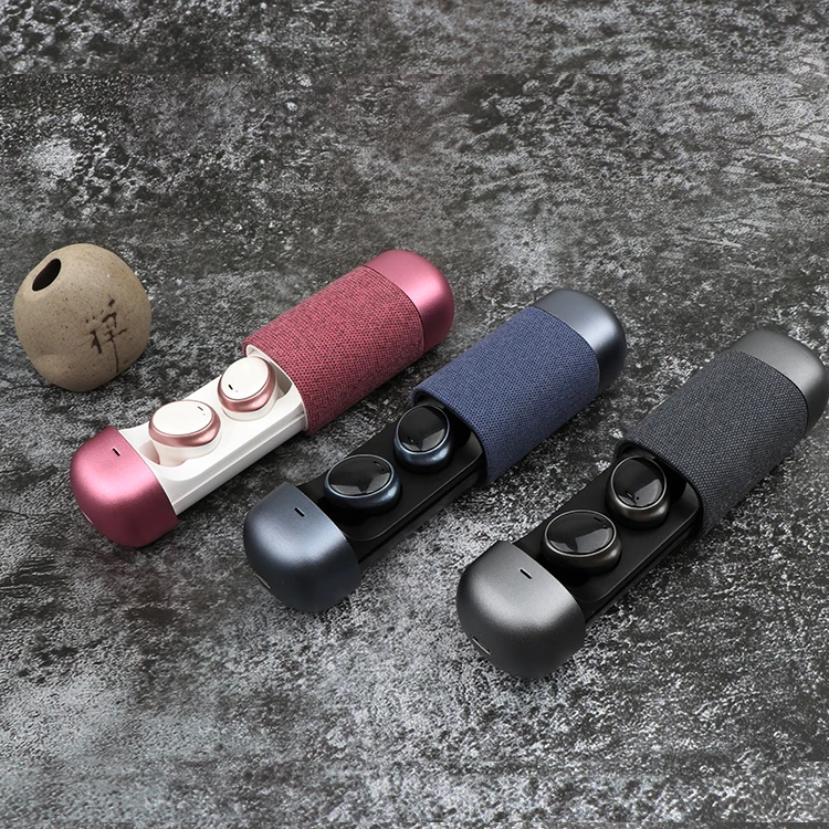 New Design TWS-206 Portable Stereo Bluetooth Headset Handsfree Sport Headphone Microphone In-ear Wireless Earbuds - ANKUX.COM