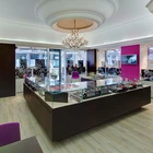 luxury fixtures glass metal watch display design showcase