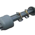 low bed truck trailer parts 13 ton axle